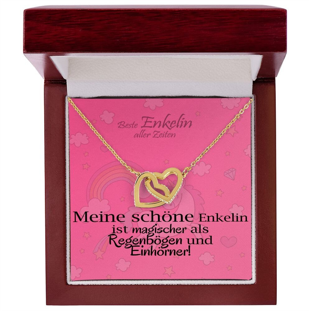Schmuck und Geschenk für meine beste Enkelin Geschenk vom Einhorn der Großeltern