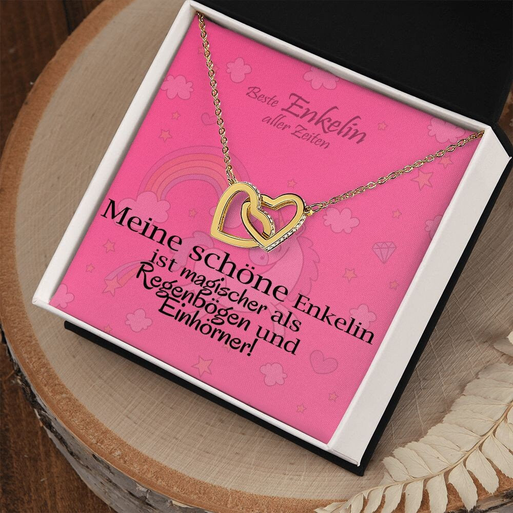 Schmuck und Geschenk für meine beste Enkelin Geschenk vom Einhorn der Großeltern