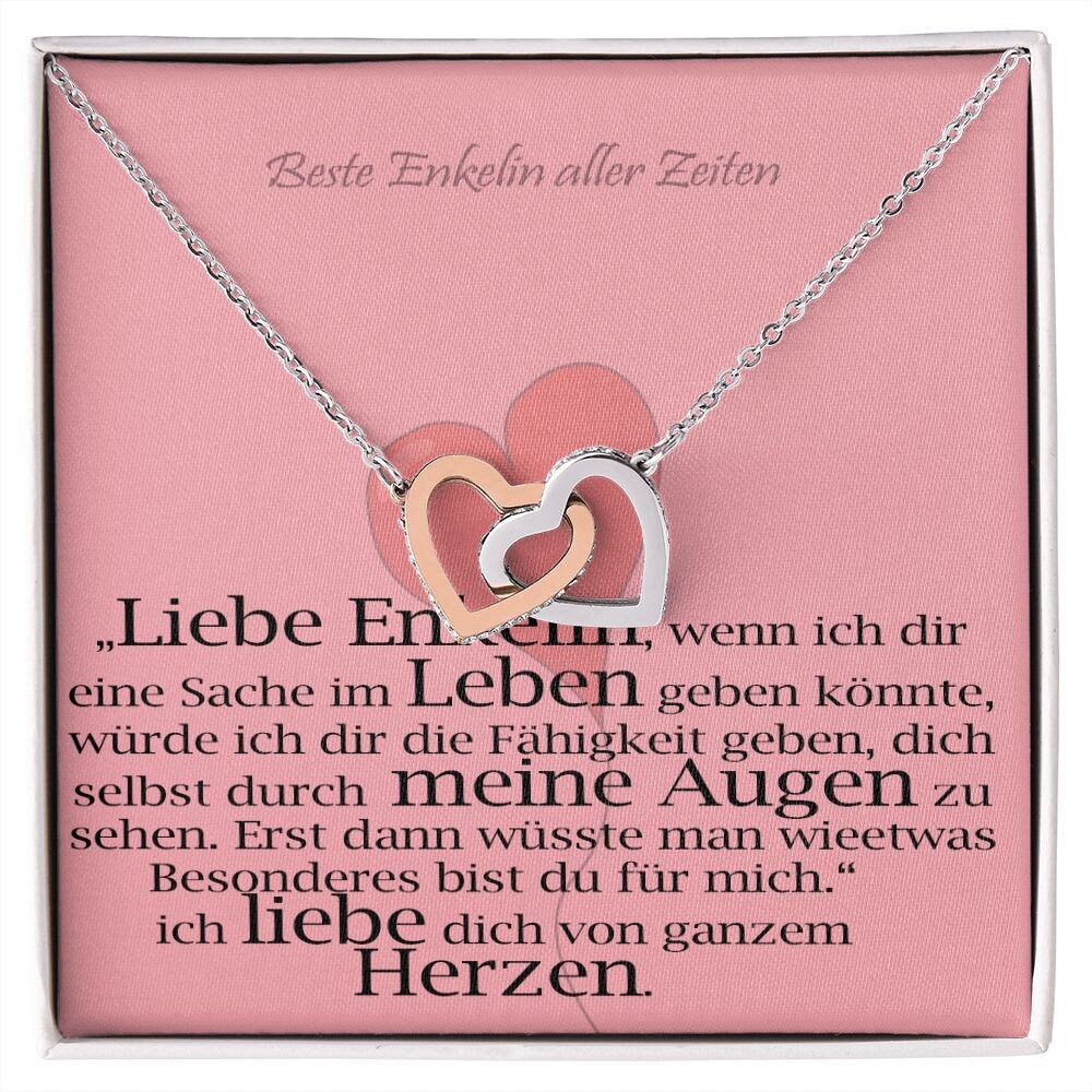 Schmuck und Geschenk für die beste Enkelin