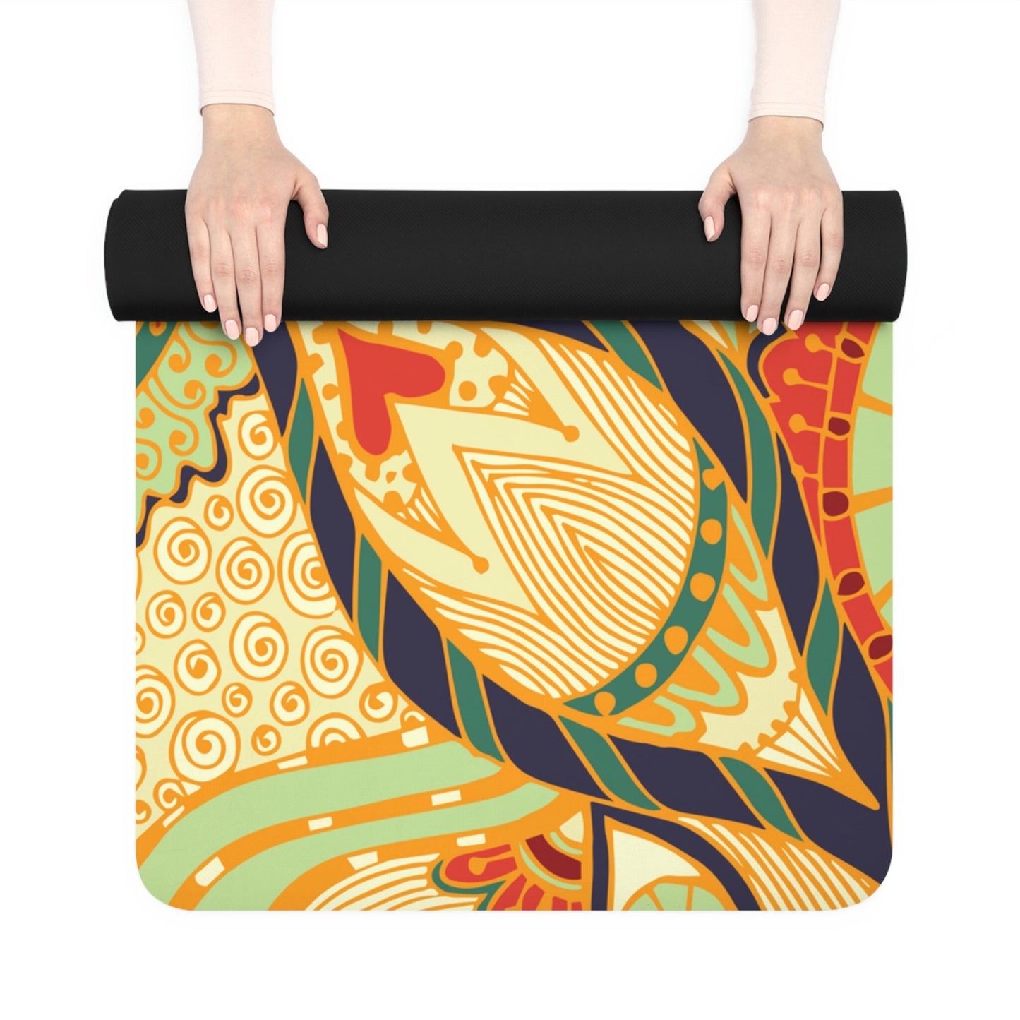Premium Yoga Mat INSTANT Grip PU colorfull 4,5mm | Natural Rubber & PU | eco - friendly | vegan