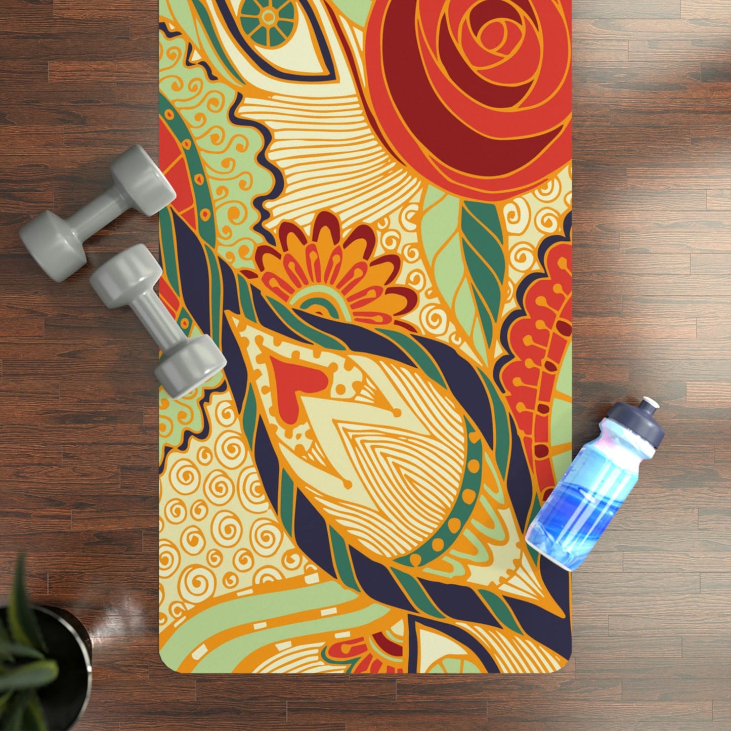 Premium Yoga Mat INSTANT Grip PU colorfull 4,5mm | Natural Rubber & PU | eco - friendly | vegan