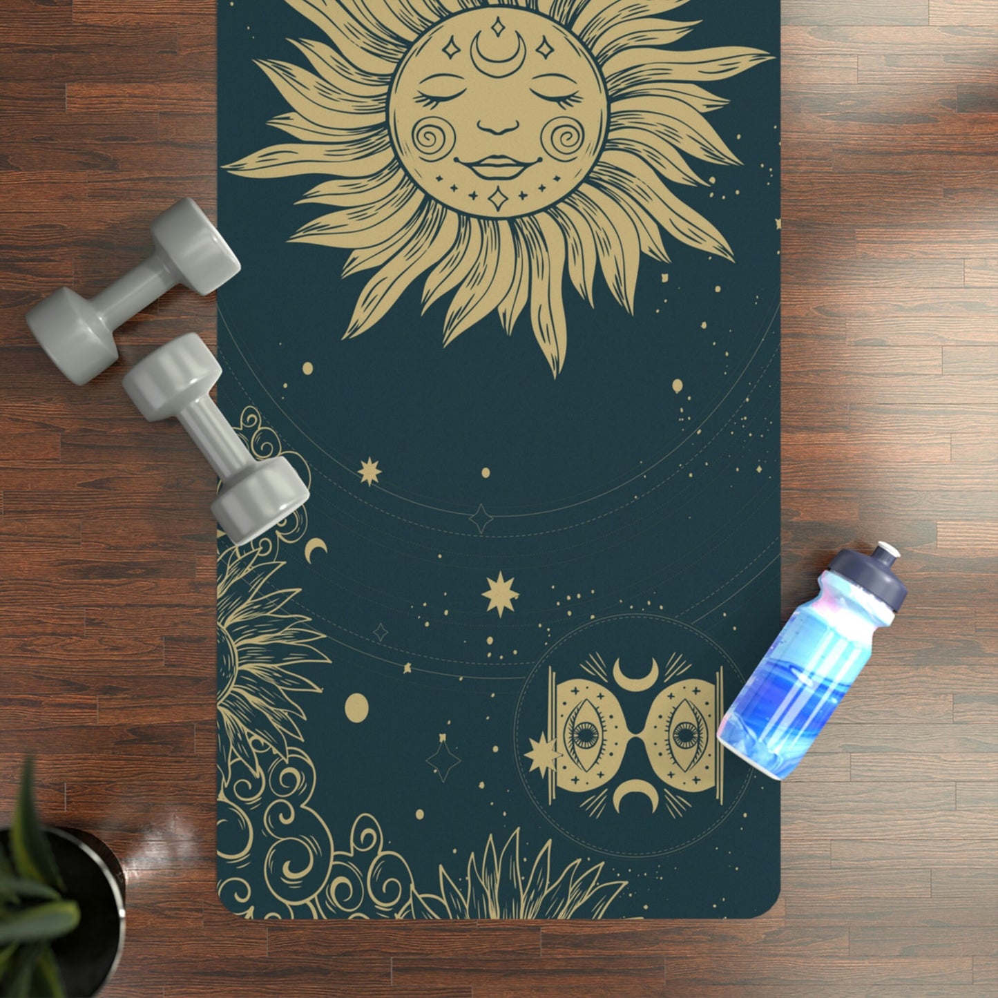 Premium Yoga Mat INSTANT Grip PU Zodiac 4,5mm | Natural Rubber & PU | eco - friendly | vegan