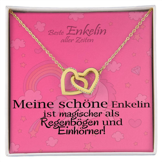 Schmuck und Geschenk für meine beste Enkelin Geschenk vom Einhorn der Großeltern