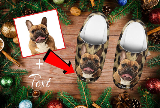 Custom Face Slippers-Custom Photo Slippers, Custom Slippers-, Personalized Slippers-, Custom Printed Slippers-, Picture Slippers, Photo Gift