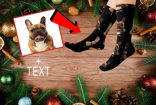 Custom Face Socks -Custom Photo Socks, Custom Socks, Personalized Socks, Custom Printed Socks, Picture Socks, Photo Gift, Fathers Day Gif